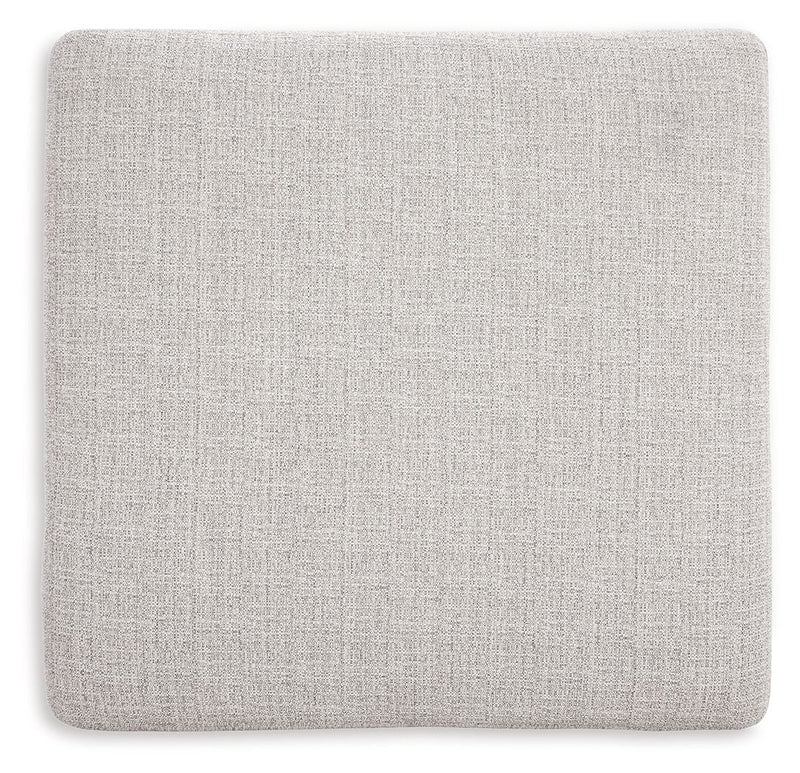 Koralynn - Oversized Accent Ottoman - Stone