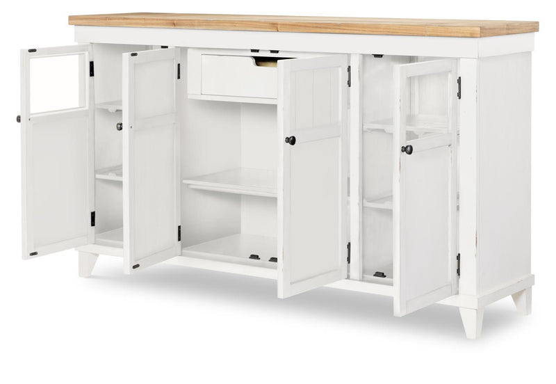 XXX's And OOO's - Credenza - Two Tone