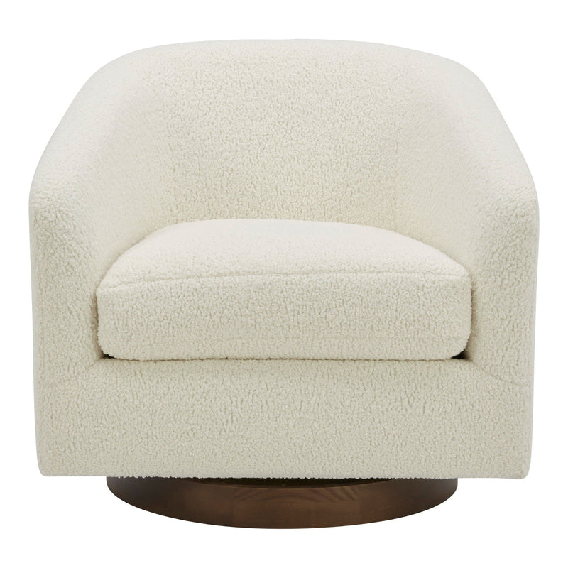 Oscy - Swivel Chair Vegan - Shearling White