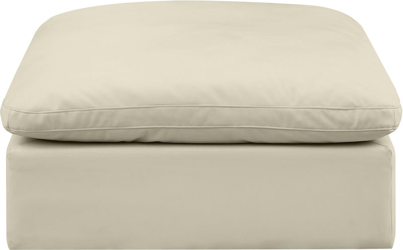 Comfy - Faux Leather Ottoman