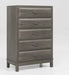 Mazing - Five Drawer Chest - Gray