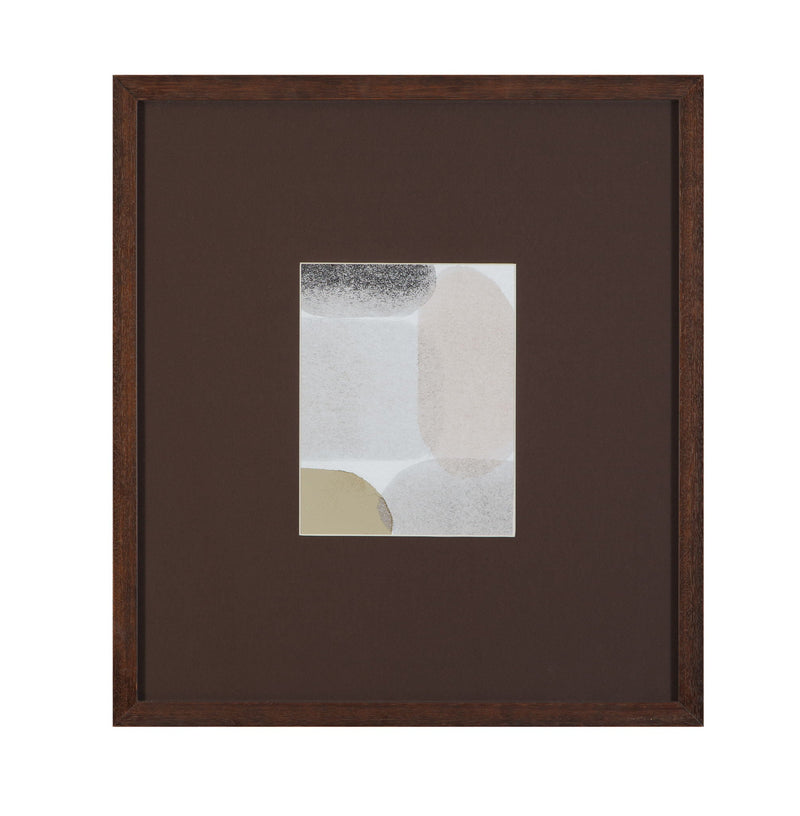 Stone Secrets IV Framed Print - Brown
