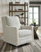 Kambria - Swivel Glider Accent Chair - Fog