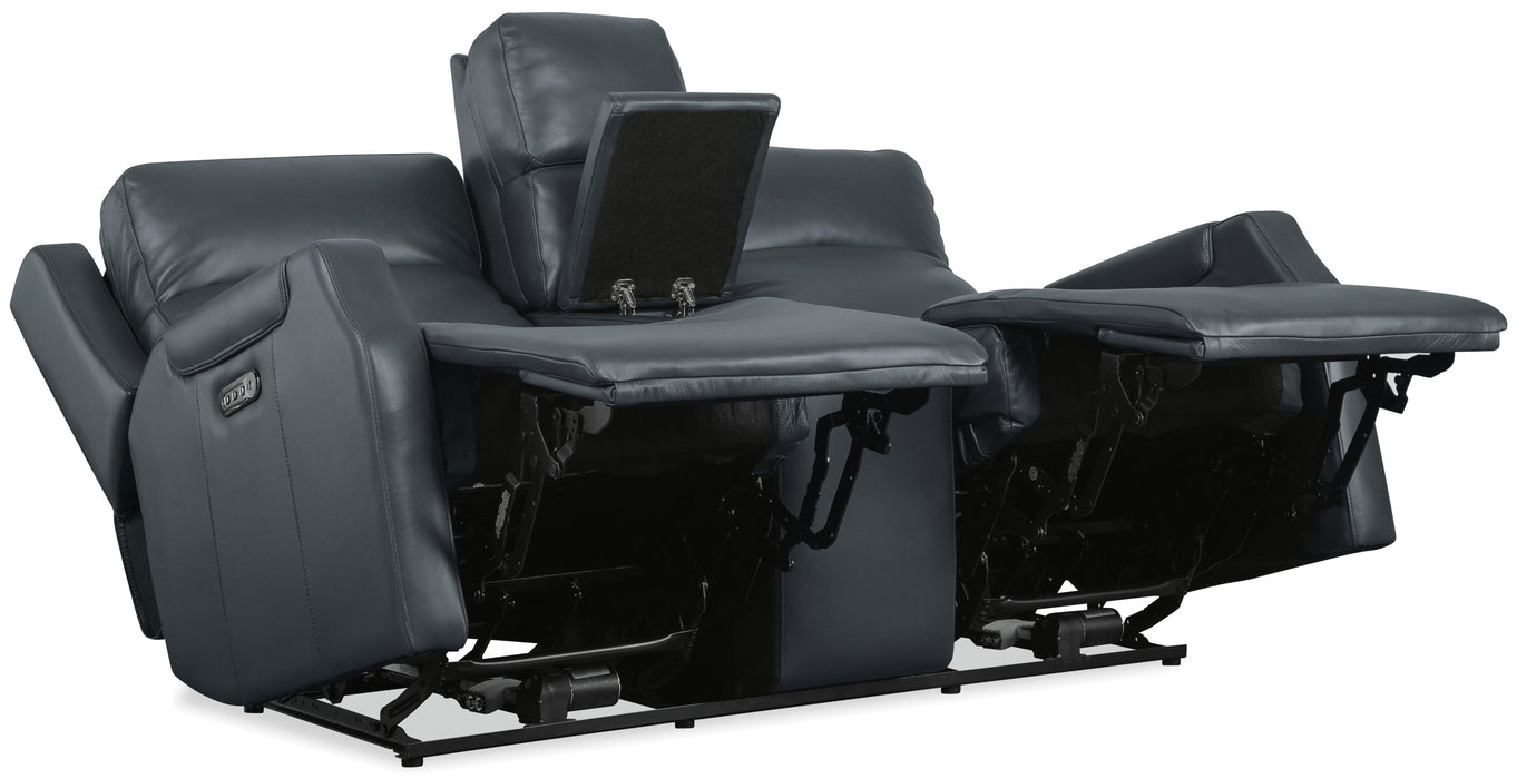 Nelson Zero Gravity Power Console Loveseat with Power Headrests and Lumbar