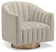 Penzlin - Swivel Accent Chair - Pearl