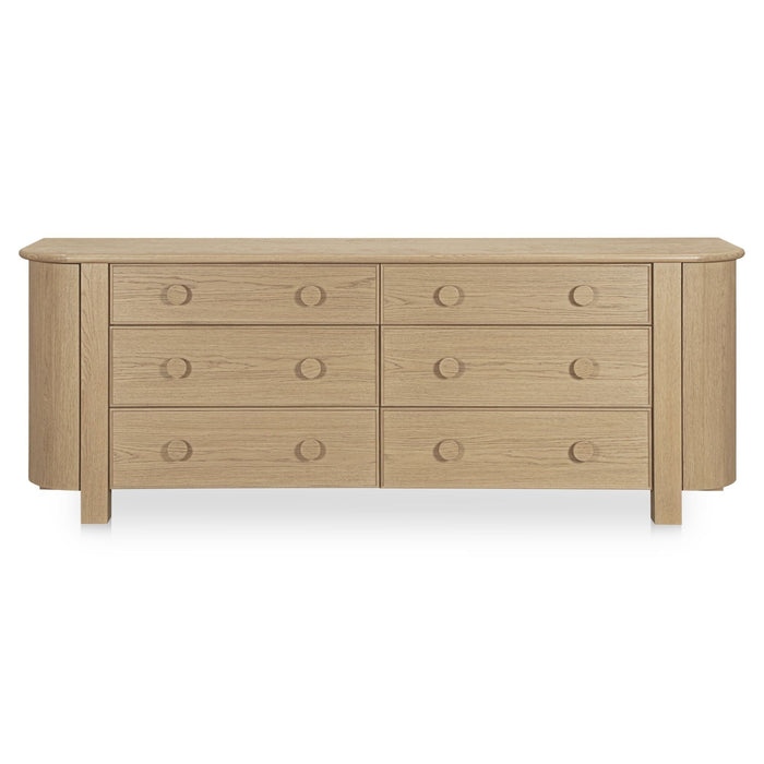 Loren - 6 Drawer Dresser - Natural