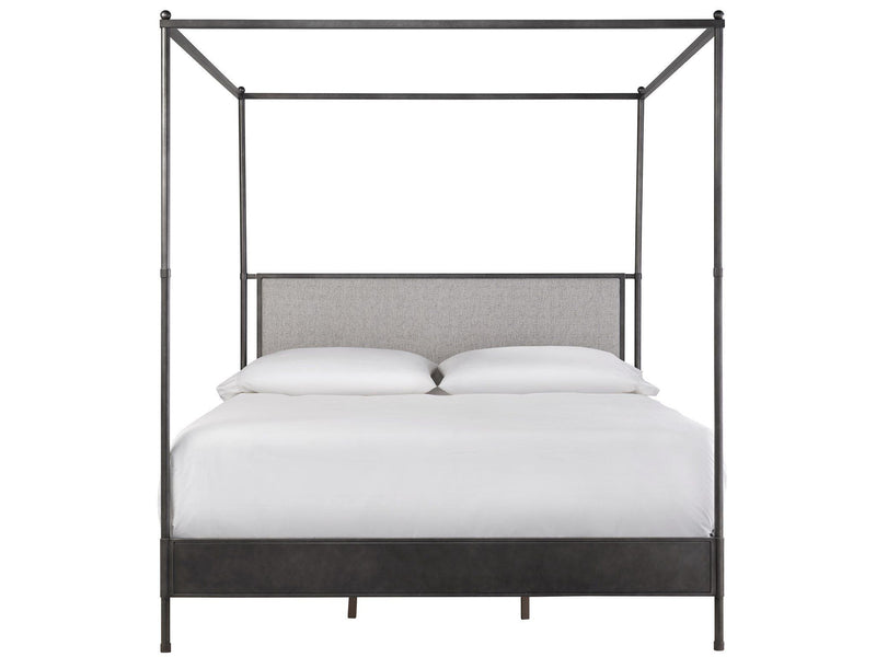 Modern Farmhouse Kent Poster Bed Pearl Silver
