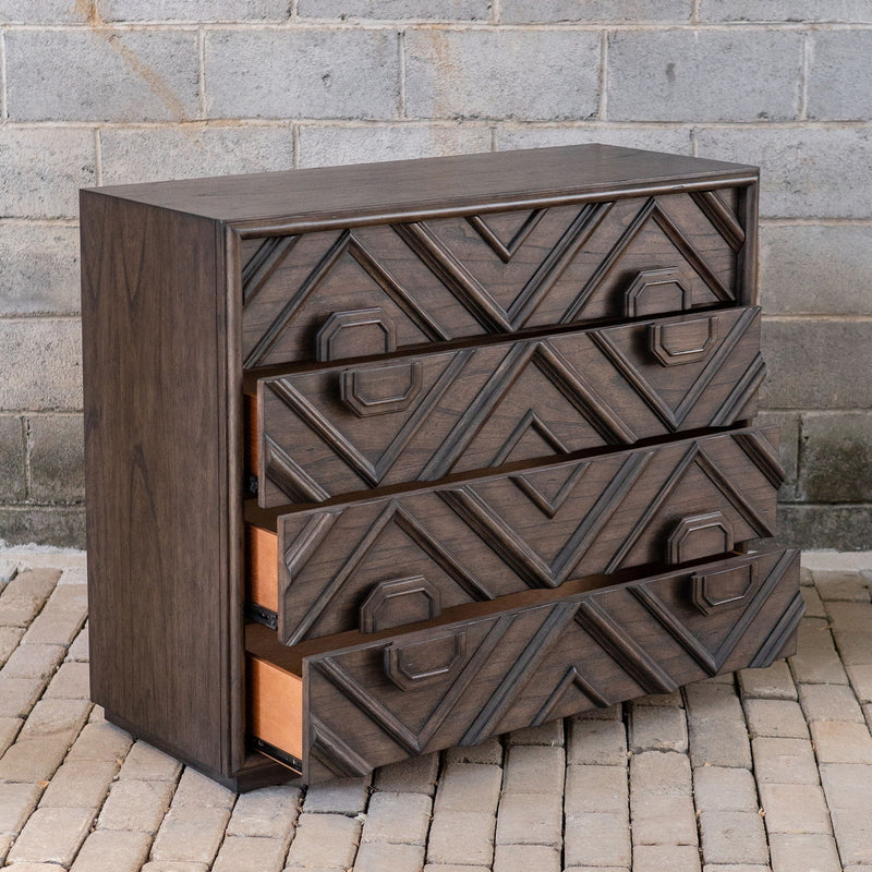 Mindra - Drawer Chest - Dark Brown