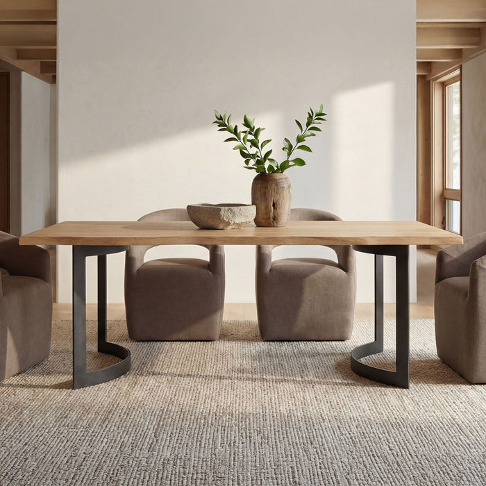 Bent - Dining Table Small - Oak / Natural