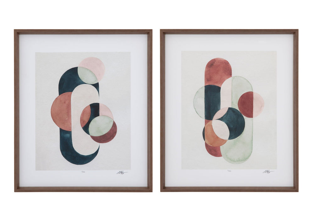 Loops And Bounds Wall Decor (Set of 2) - Beige