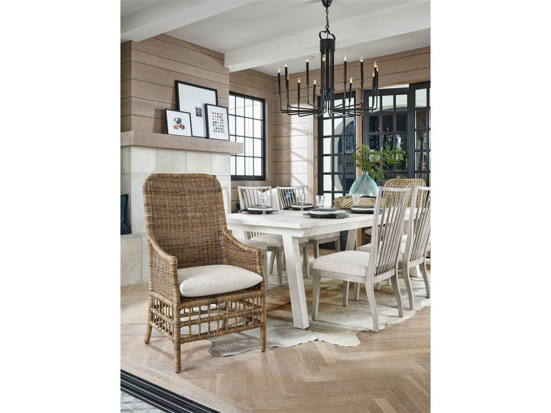 Modern Farmhouse Irving Arm Chair Light Brown