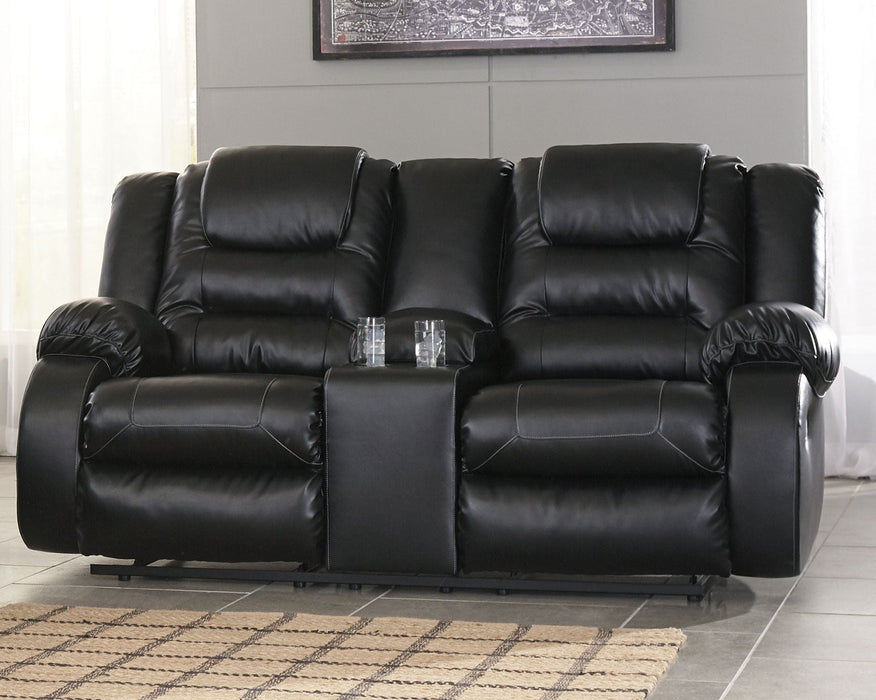 Vacherie Dbl Rec Loveseat W/Console