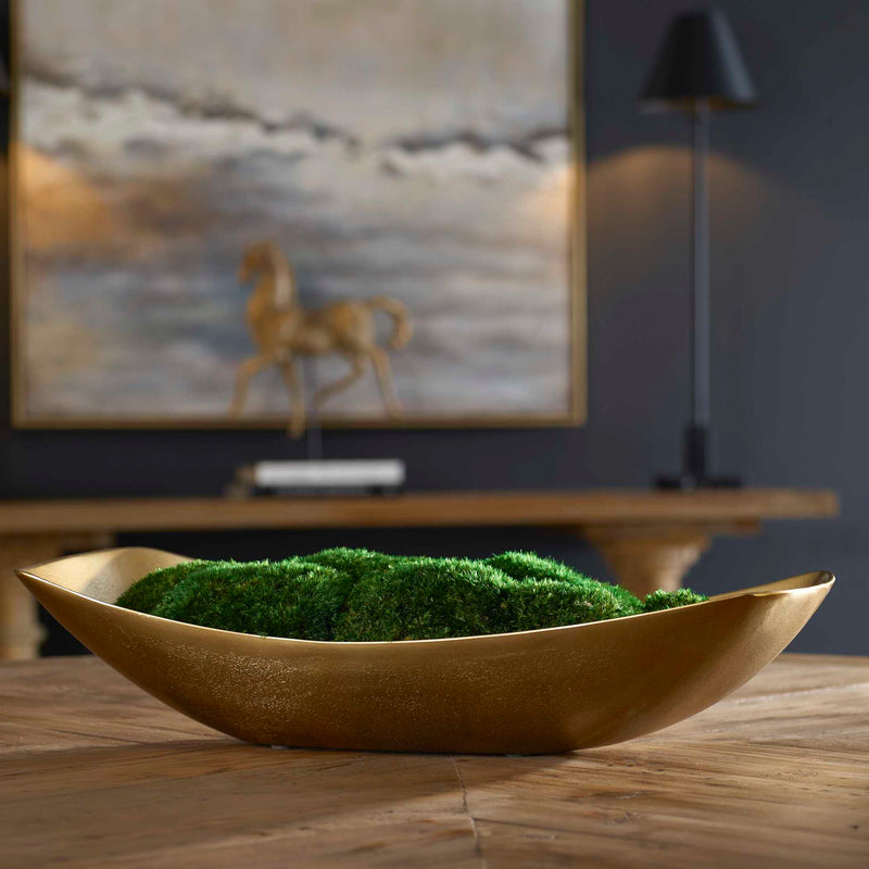 Venice - Moss Centerpiece - Gold