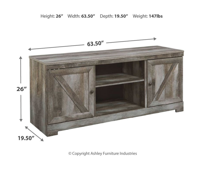 Wynnlow Gray 4 Pc. Entertainment Center 63" TV Stand