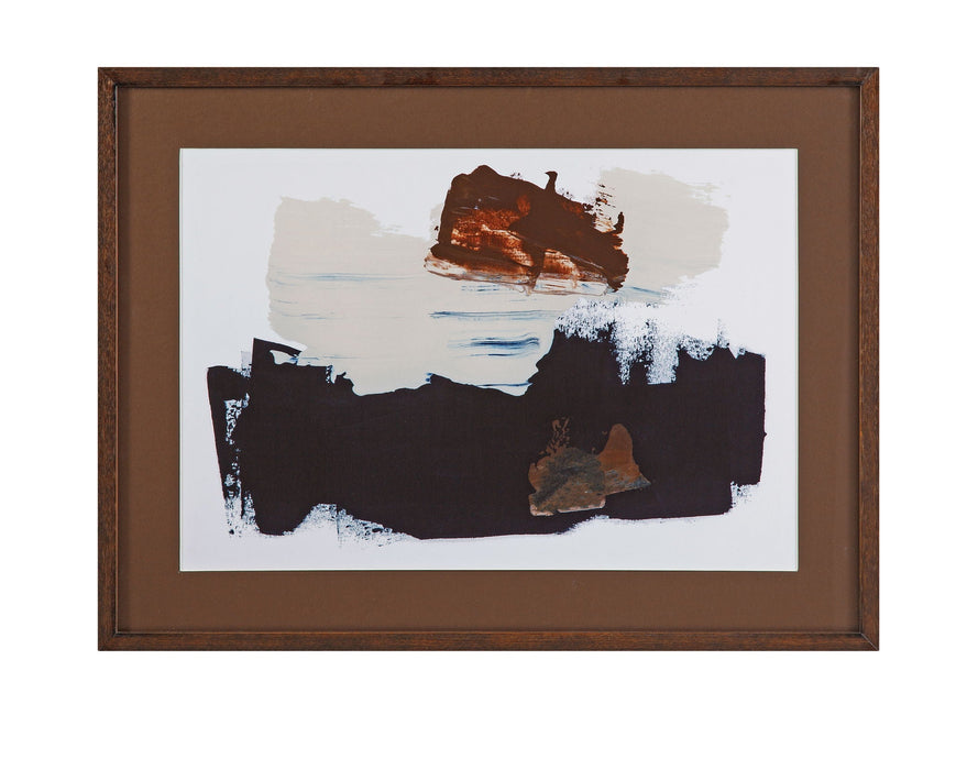 Goldenrod Patch I Framed Print - Black