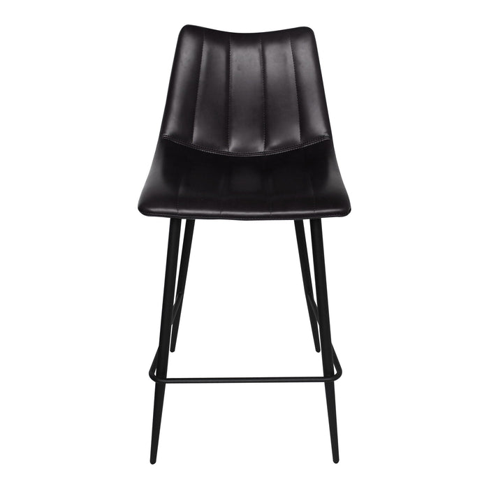 Alibi - Counter Stool (Set of 2) - Matte Black