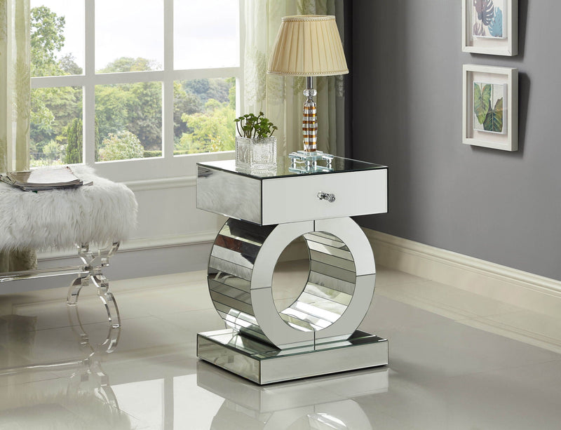 Jocelyn - End Table - Silver