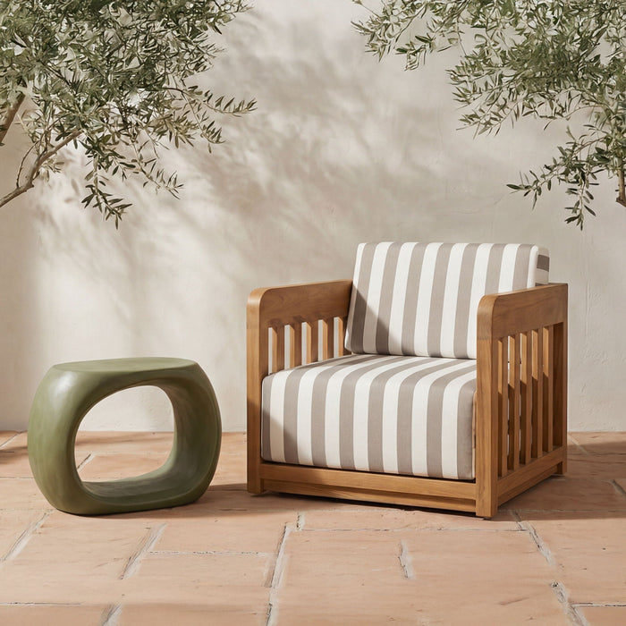 Albers - Outdoor Stool - Dark Green