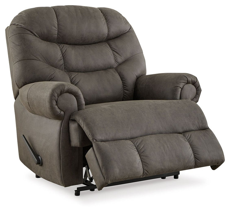 Camera Time - Zero Wall Recliner - Faux Leather - Gunmetal