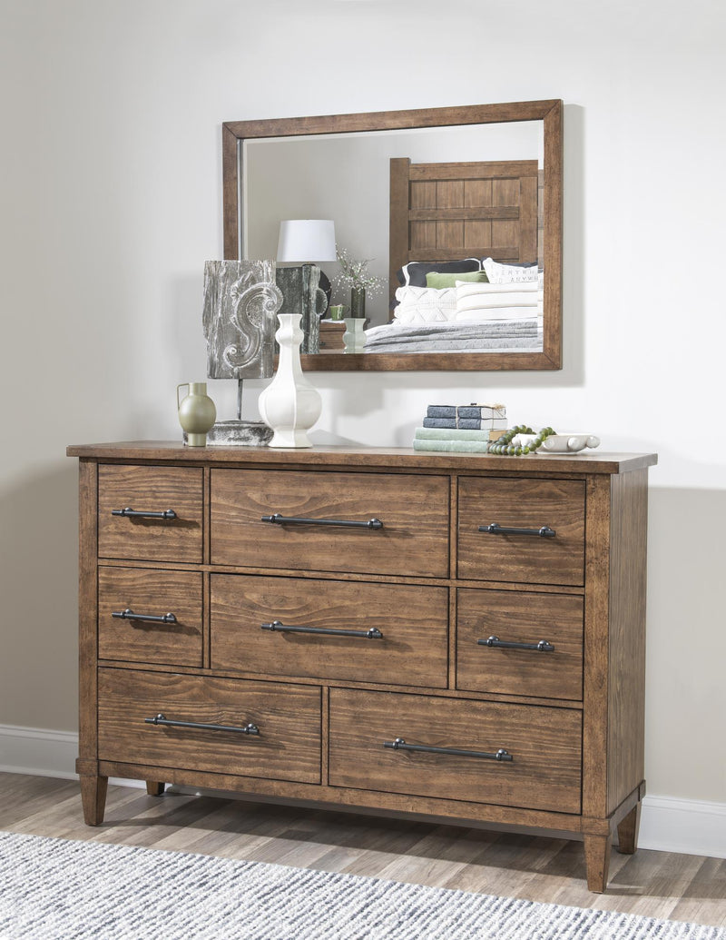 Artisan's Place - Rectangular Mirror - Vintage Pine Ironwood