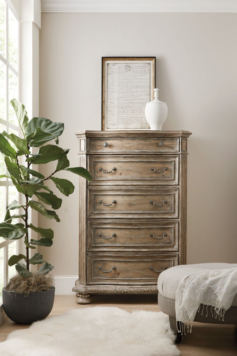 Castella - 5-Drawer Chest - Light Brown