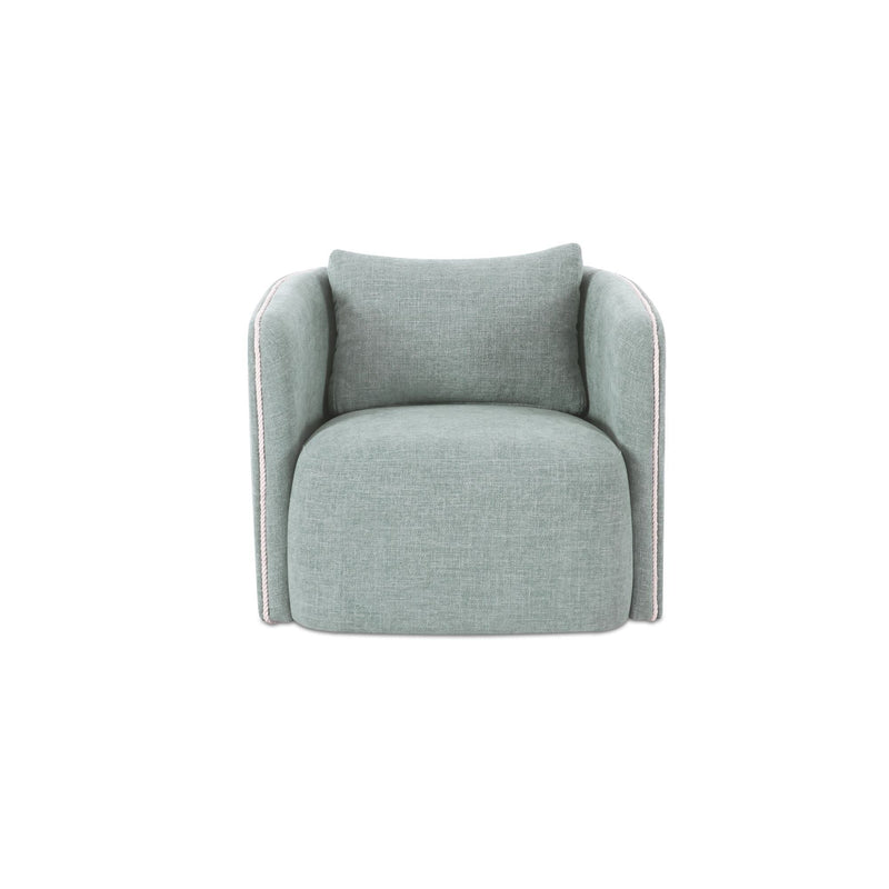 Cecil - Accent Chair - Light Blue