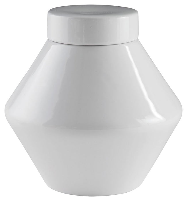 Domina White Jar (Set of 2) - Large