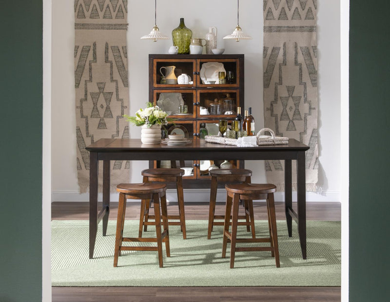 Fenmore - Counter Height Stool - Mocha And Distressed Cherry