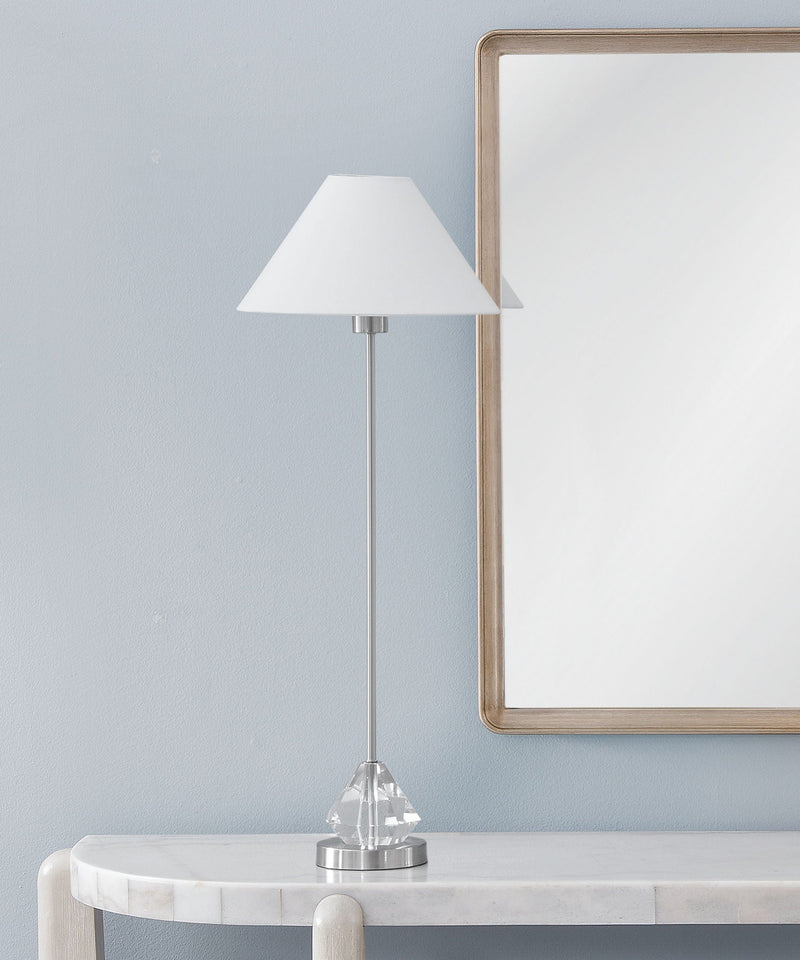 Milford - Table Lamp - Brushed Steel