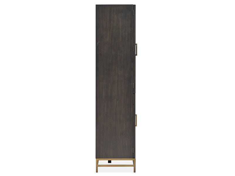 Lindon - Two Tone Dining Cabinet - Dark Brown