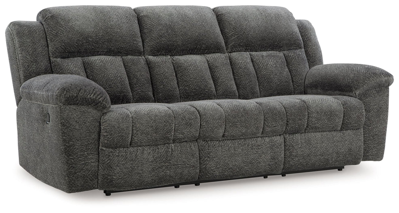 Frohn - Reclining Sofa - Fabric - Graphite