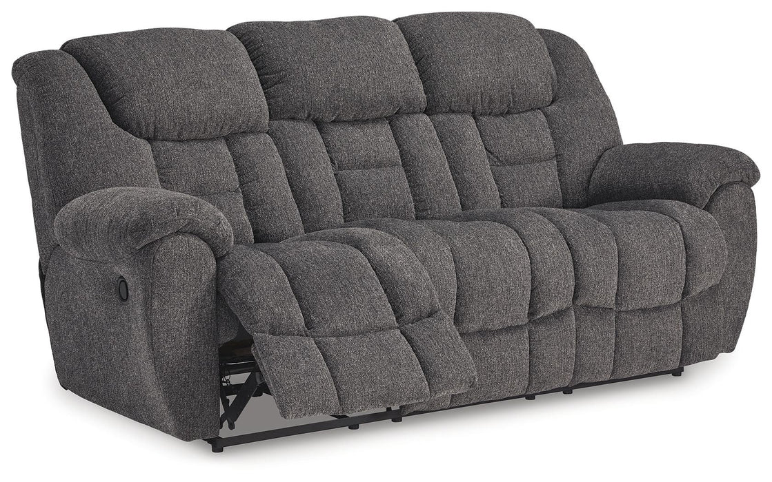 Foreside - Reclining Sofa - Fabric - Charcoal