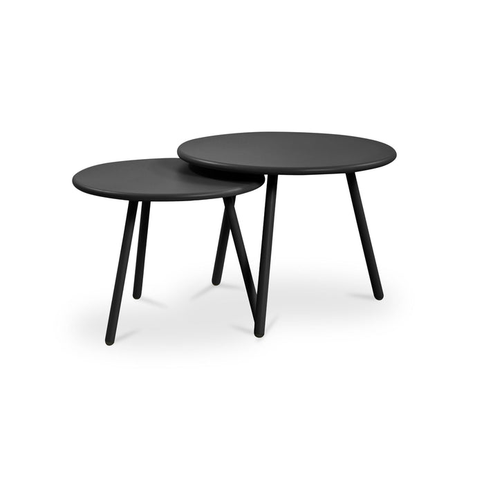 Kari - Outdoor Nesting Coffee Table - Black