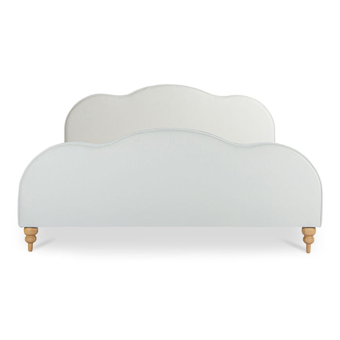 Jacqueline - King Panel Bed - Cream