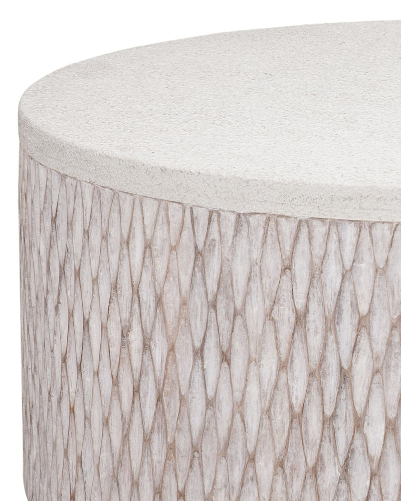 Brewer - Accent Cocktail Table - White Wash