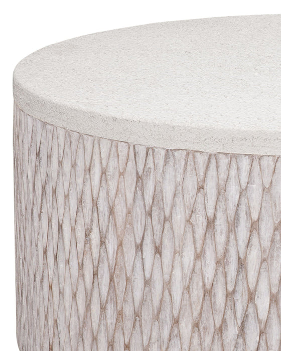 Brewer - Accent Cocktail Table - White Wash
