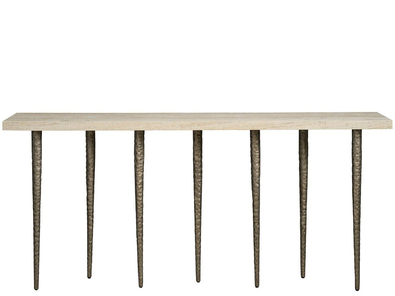 Avaline - Lowry Console - Bronze / Gray