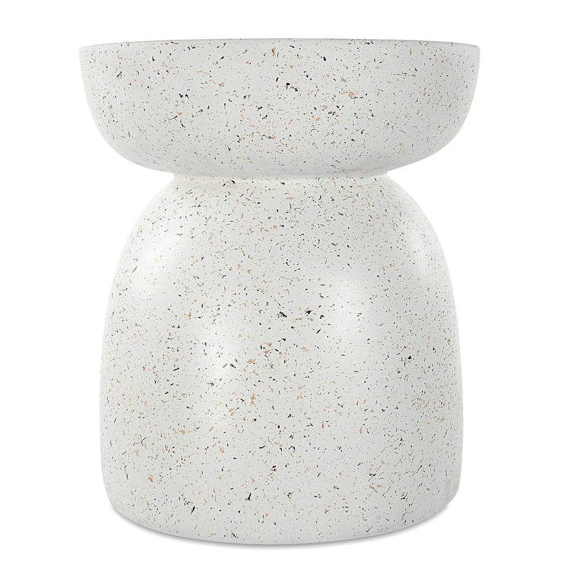 Inhale - Cast Accent Table - White