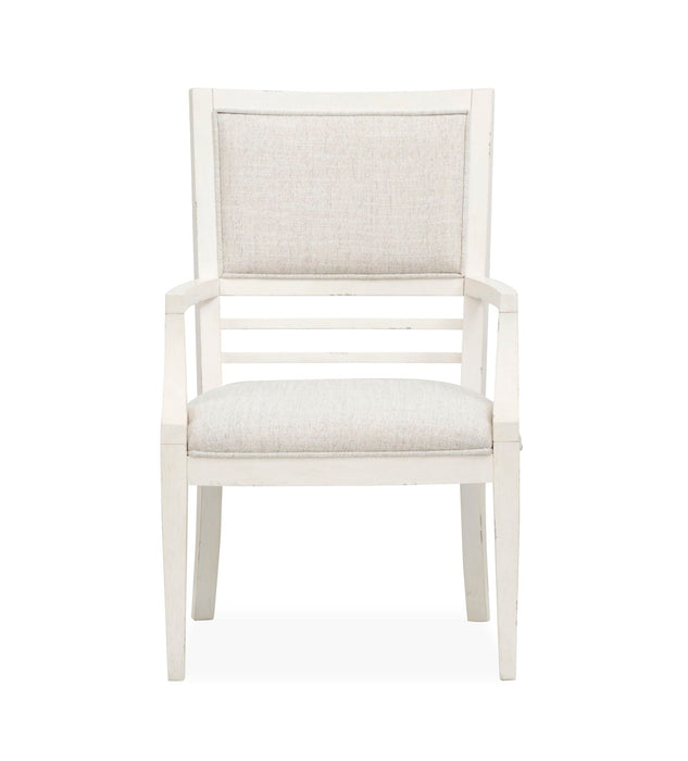 Echo Isles - Upholstered Arm Chair (Set of 2) - Sea Pearl And Driftwood