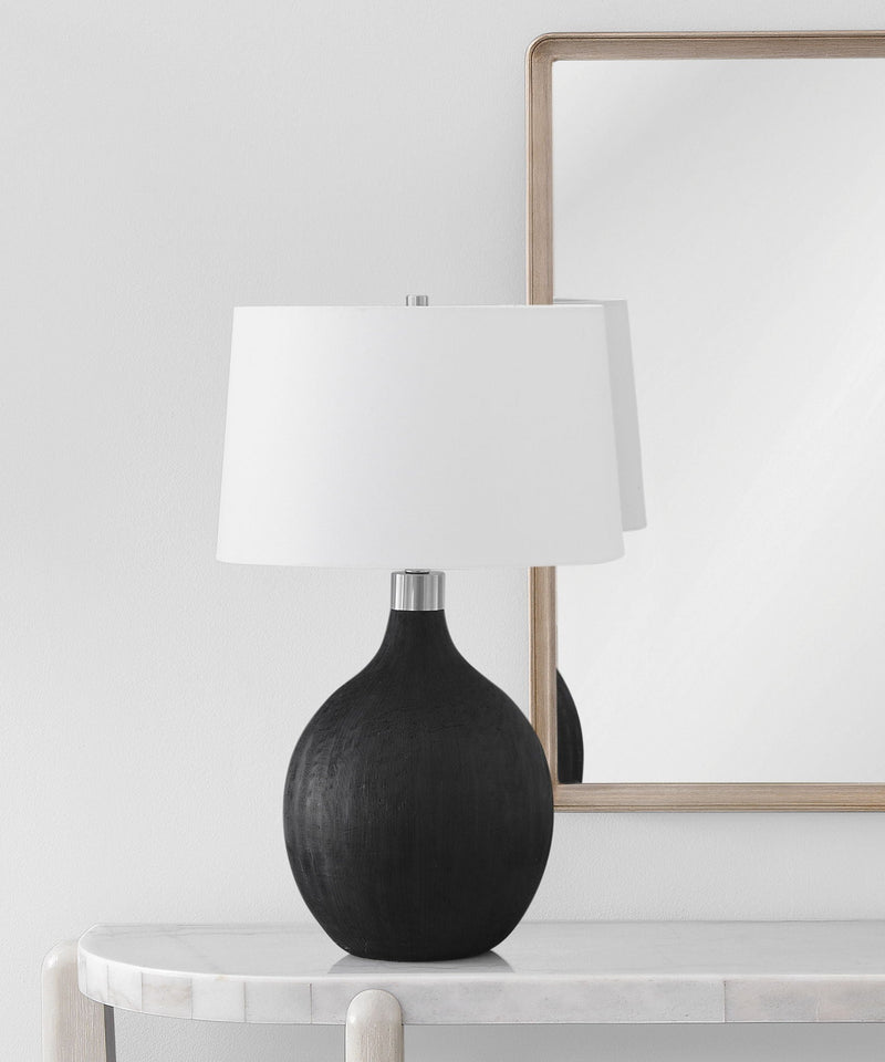 Boutwell - Table Lamp - Black / White
