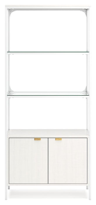 Deznee White Large Bookcase