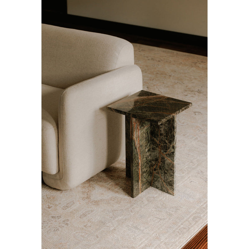 Blair - Accent Table - Rainforest / Green Marble