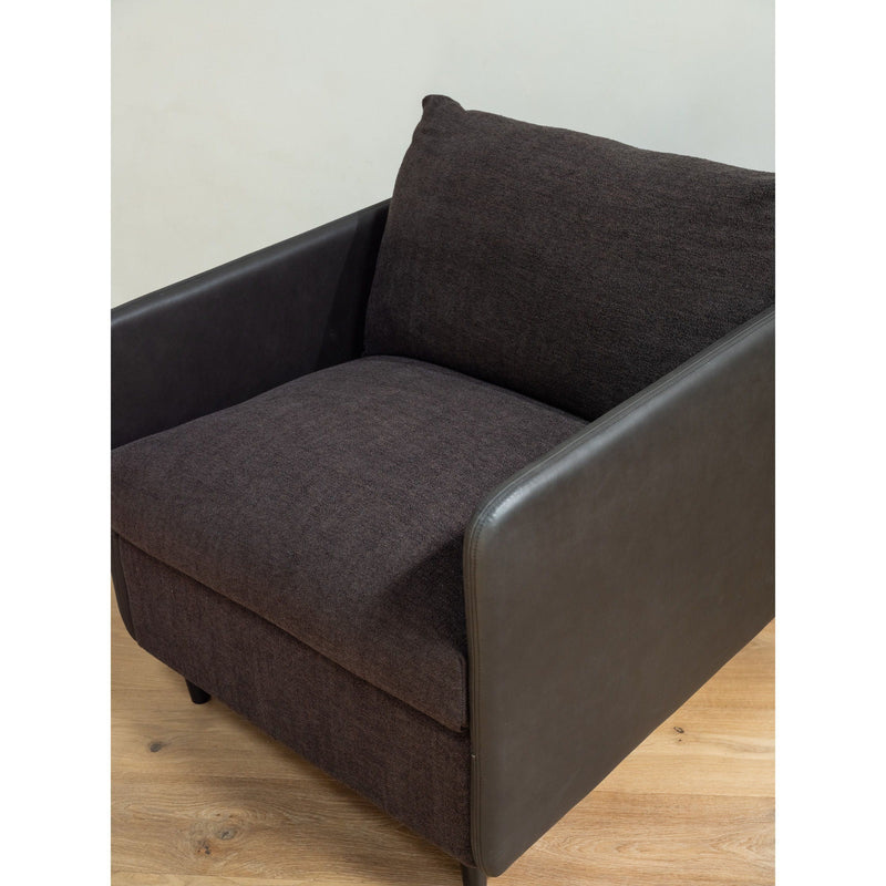 Teller - Accent Chair - Warm Black