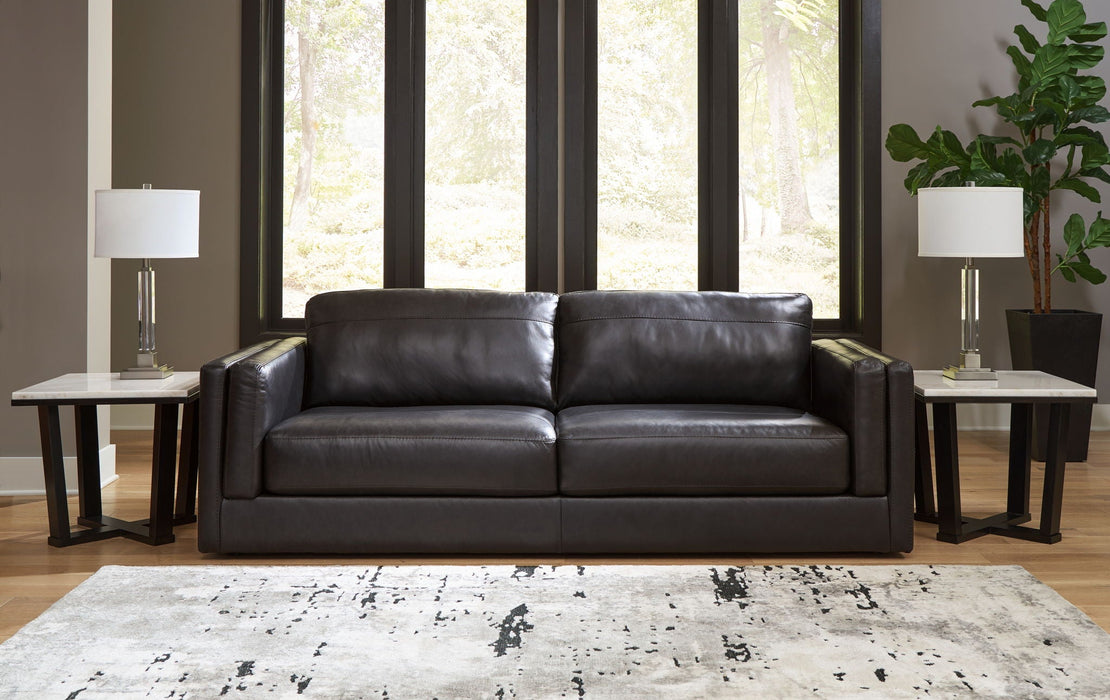 Amiata - Sofa - Leather Match - Onyx