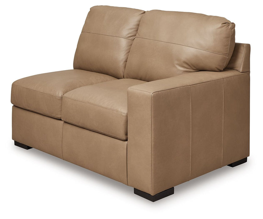 Bandon - 4-Piece Sectional With Raf Loveseat - Leather Match - Toffee