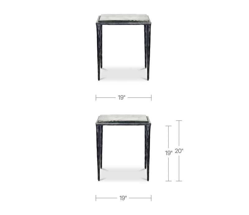Mari - Side Table - Clear