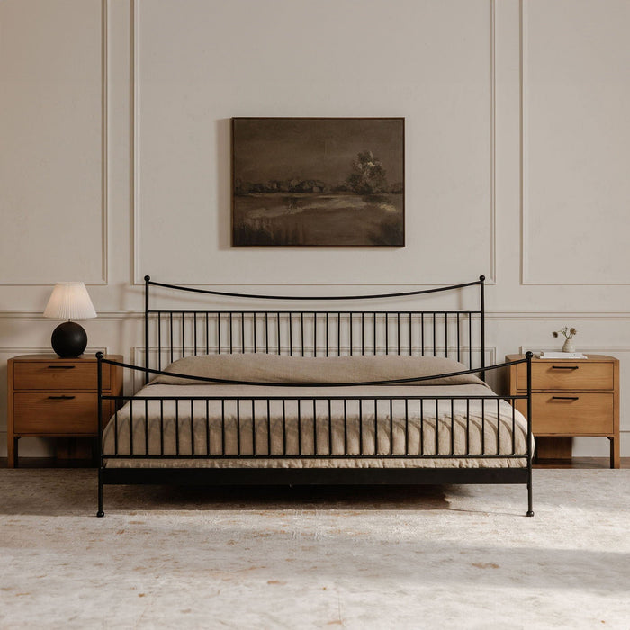 Monet - King Bed - Black