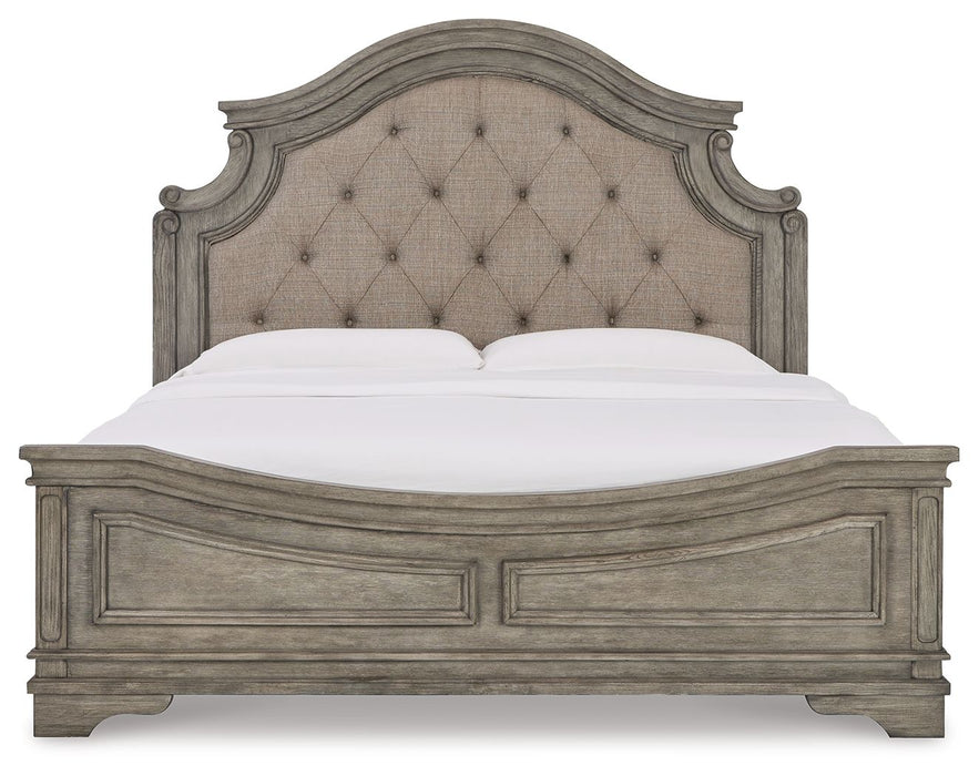 Lodenbay Antique Gray Panel Bed