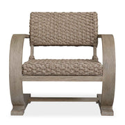 Rehema - Outdoor Wicker Lounge Chair - Gray