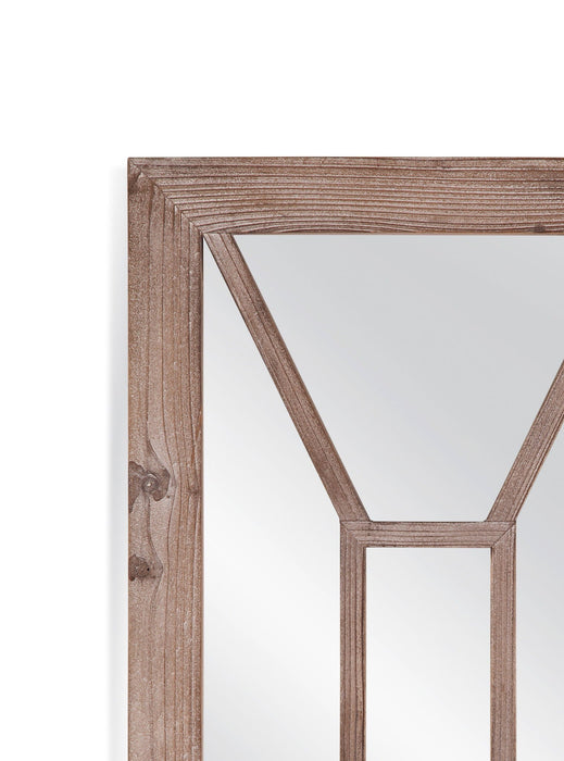 Boca - Wall Mirror - Light Brown